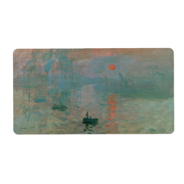 Eindruck, Soleil Levant von Claude Monet 1872 (Vorne)