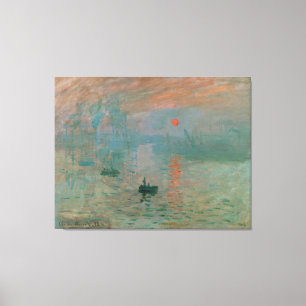 Eindruck, Soleil Levant von Claude Monet 1872 Leinwanddruck