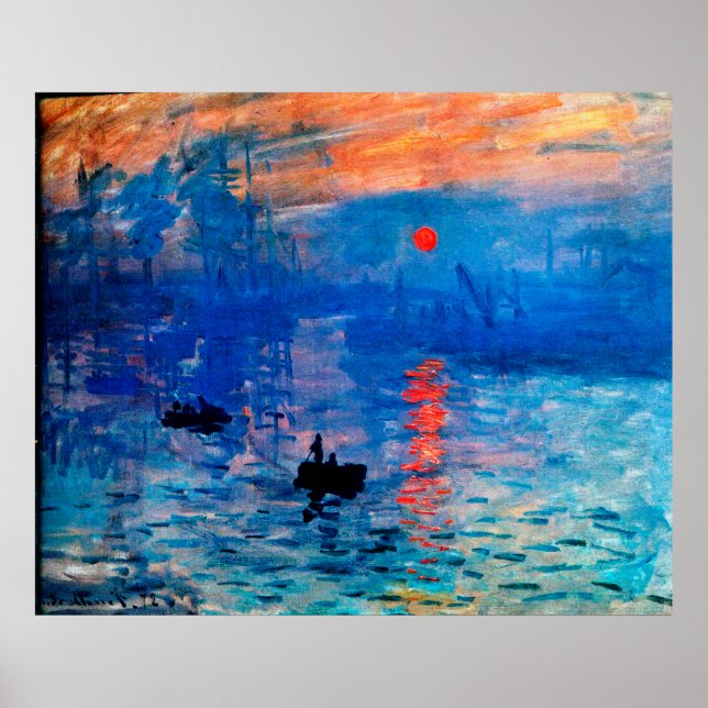 Eindruck, Sonnenaufgang 1872 Poster (Vorne)