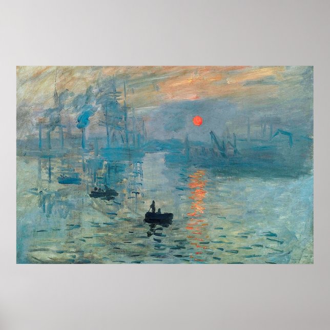 Eindruck,Sonnenaufgang,1873 Poster (Vorne)
