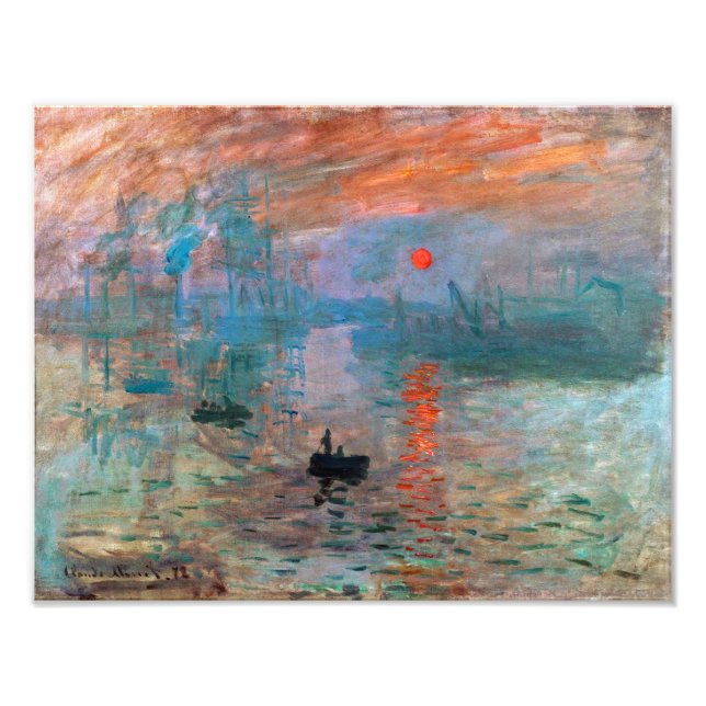 Eindruck, Sonnenaufgang | Claude Monet | Fotodruck (Vorne)