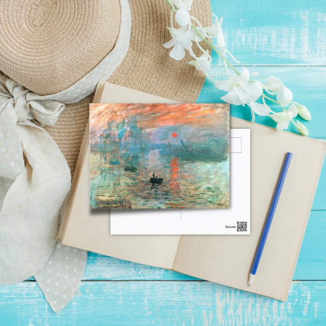 Eindruck, Sonnenaufgang, Monet Fine Art Postkarte (Von Creator hochgeladen)