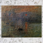 Eindruck Sonnenaufgang von Claude Monet, Vintage K<br><div class="desc">Eindruck, Sunrise (1872) von Claude Monet ist ein Vintager Impressionismus schöne Kunst nautische Malerei. Die Position der Sonne sieht so aus, als könnte es auch ein Sonnenuntergang sein. Eine Meereslandschaft im Hafen von Le Havre, Frankreich mit mehreren Booten im Vordergrund bei Sonnenaufgang. Über den Künstler: Claude Monet (1840-1926) war Gründer...</div>