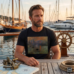 Eindruck Sonnenaufgang von Claude Monet, Vintage K T-Shirt