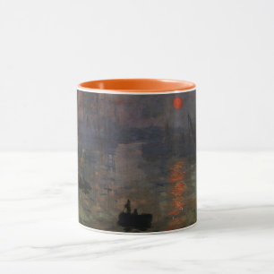 Eindruck Sonnenaufgang von Claude Monet, Vintage K Tasse
