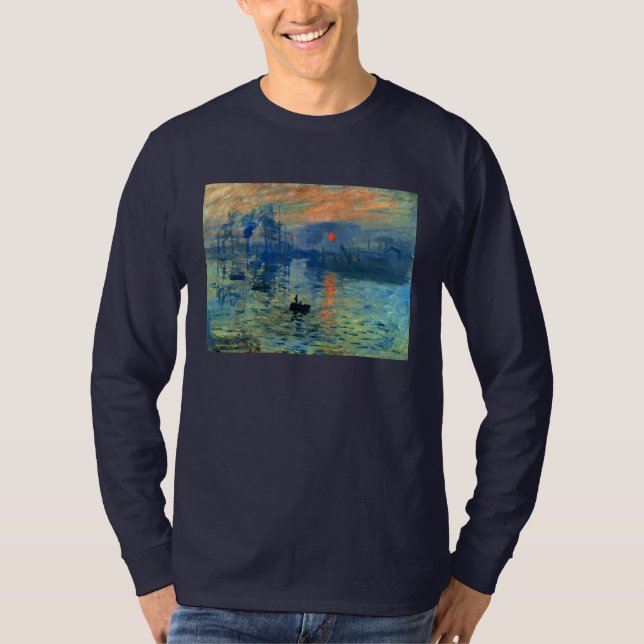 Eindrucks-Sonnenaufgang, Soleil Levant, Claude T-Shirt (Vorderseite)