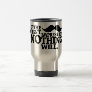 Eindrucksvolle Schnurrbart-Tasse - wählen Sie Art, Reisebecher