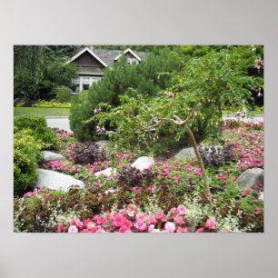 Eindrucksvoller Garten Poster