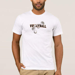Eindrucksvolles Sport-T-Shirt - Volleyball-Entwurf T-Shirt