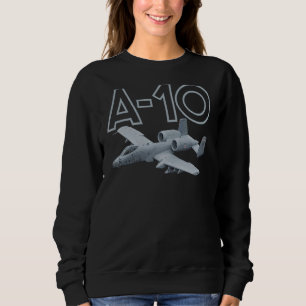 Eine 10-Warthog-Donnerbolzen US-Kampfjet-Angriffsk Sweatshirt