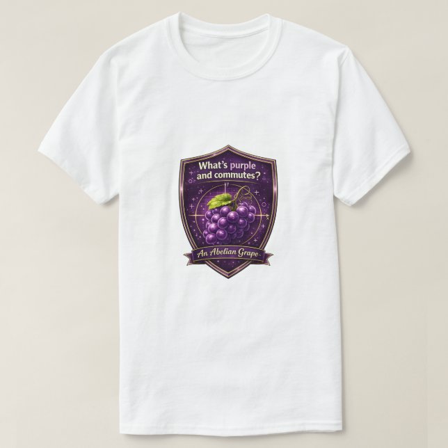 Eine Abelsche Traube T-Shirt (Design vorne)