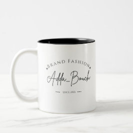 eine Adda_Bouch-Tasse  Zweifarbige Tasse
