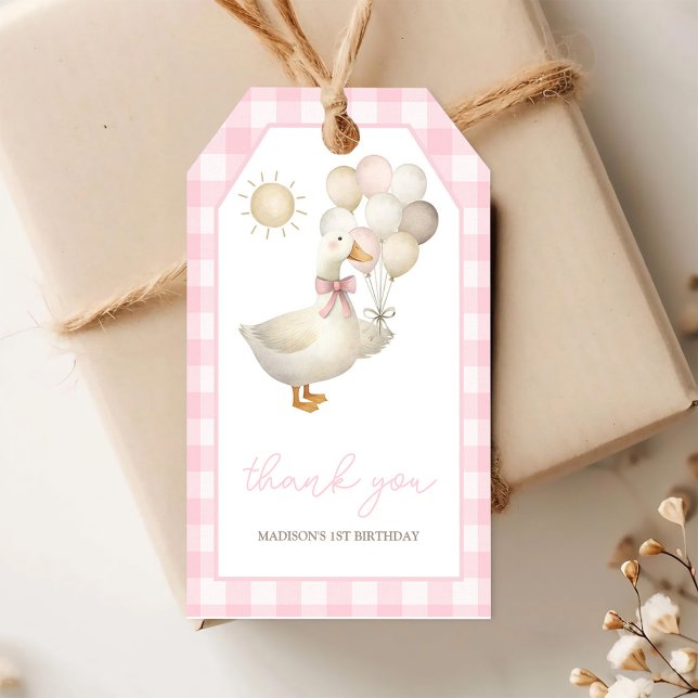 Eine Alberne Gänse, Balloons-Geschenketikette Geschenkanhänger (Von Creator hochgeladen)