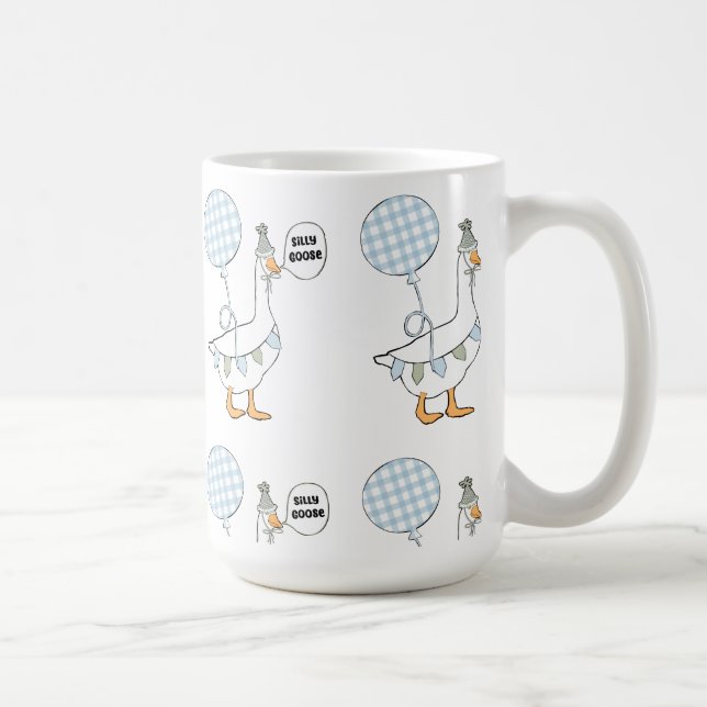 Eine Alberne Gänse-Tasse Kaffeetasse (Rechts)