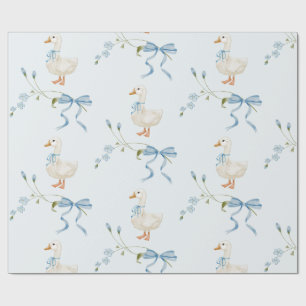 Eine Alberne kleine Gänse Geburtstagsfarbe Geschenkpapier