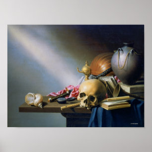 Eine Allegorie der Eitelkeiten des Menschenlebens Poster