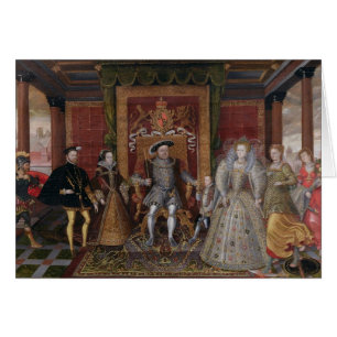 Eine Allegorie der Tudor Reihenfolge: Die Familie
