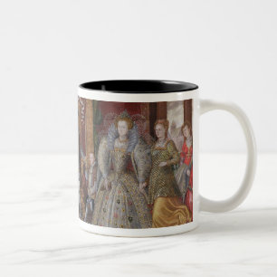 Eine Allegorie der Tudor Reihenfolge: Die Familie Zweifarbige Tasse