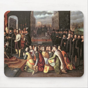 Eine Allegorie der Tyrannei des Herzogs von alba Mousepad