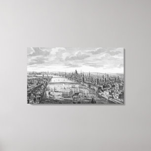 Eine allgemeine Ansicht der Stadt von London Leinwanddruck