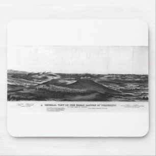 Eine allgemeine Ansicht des großen Kampfes von Mousepad