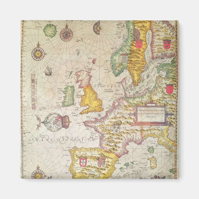 Eine allgemeine Karte Magnet (Vorne)