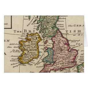 Eine allgemeine Karte von Großbritannien und Irla