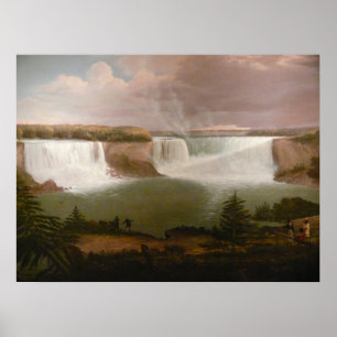 Eine allgemeine Sicht auf die Niagarafälle von Alv Poster