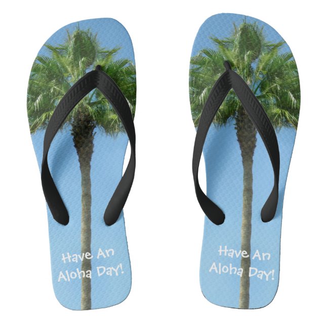 Eine Aloha-Palme Flip Flops (Fußbett)