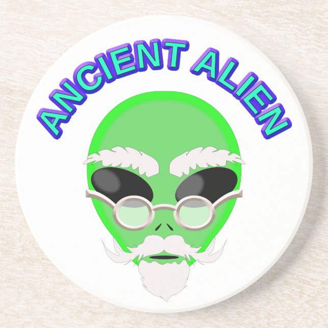 Eine alte Alien Getränkeuntersetzer (Vorne)