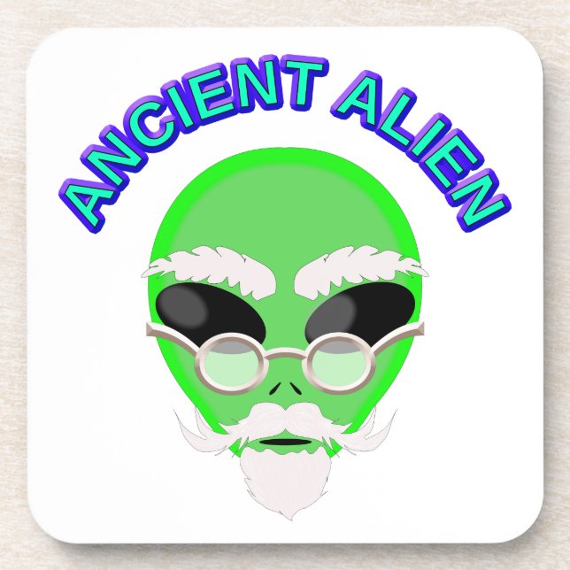 Eine alte Alien Untersetzer (Vorderseite)