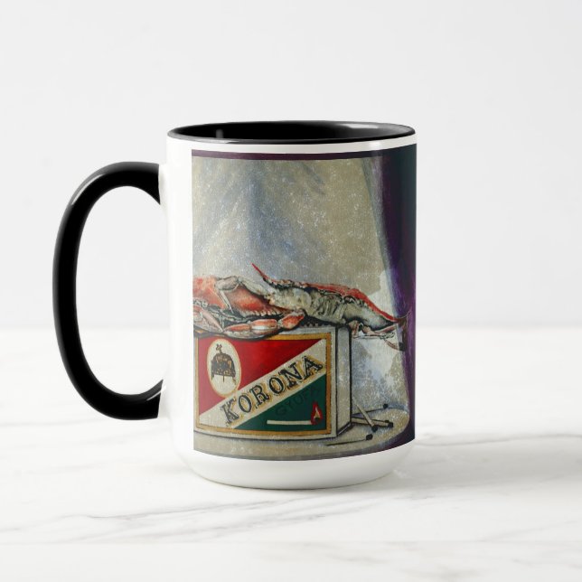 Eine alte Flamme Tasse (Links)