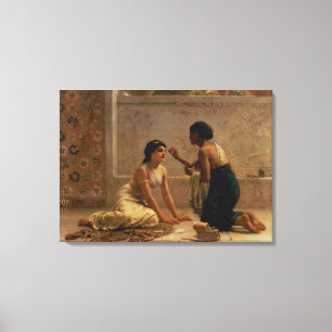 Eine alte Gewohnheit Leinwanddruck