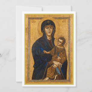 Eine alte Madonna und Kind Urlaub Weihnachten