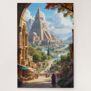 Eine alte Stadt, eine Friedliche Oase