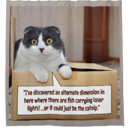 Eine alternative Dimension Duschvorhang