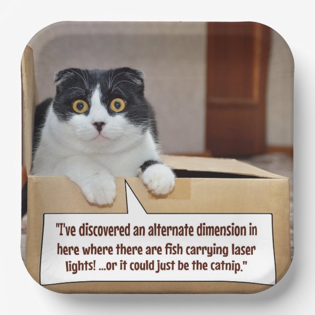 Eine alternative Dimension Pappteller (Vorderseite)