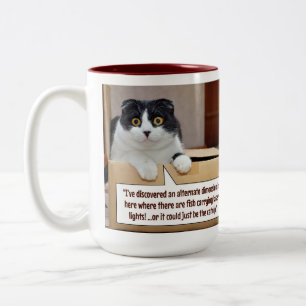 Eine alternative Dimension Zweifarbige Tasse