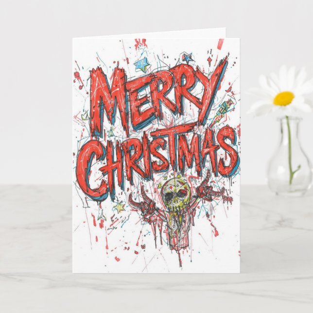 Eine alternative Weihnachtskarte Karte (Kleine Pflanze)