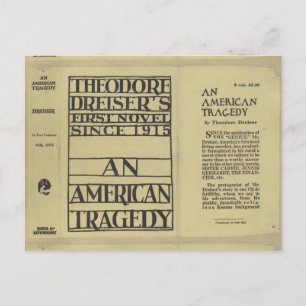 Eine American Tragedy (1926)-Daunenjacke Postkarte
