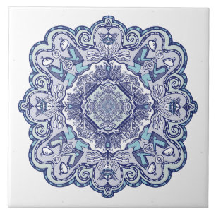 Eine andere blaue China inspiriert Design Keramik Fliese