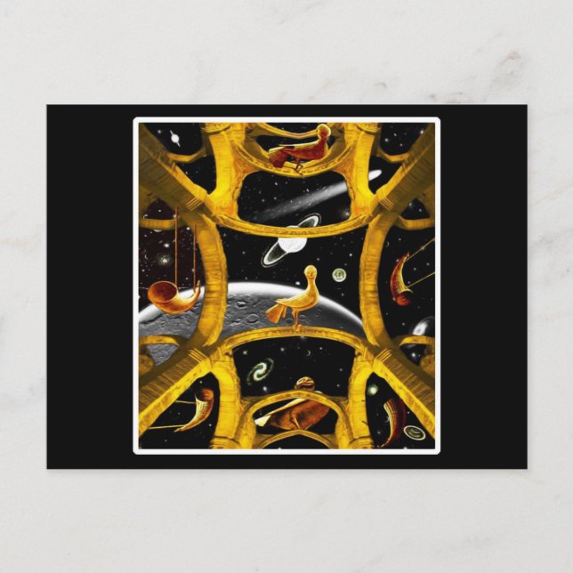 Eine andere Welt Postkarte (Vorderseite)