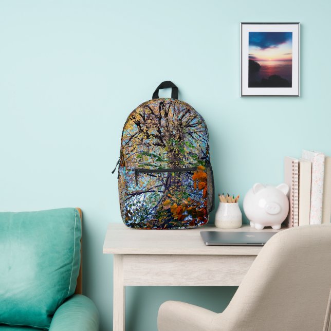 Eine Änderung der Blätter Bedruckter Rucksack (InSitu)