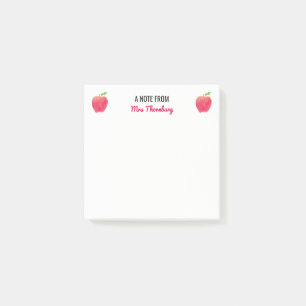 Eine Anmerkung von Lehrerpersonalisiertem Post-it Klebezettel