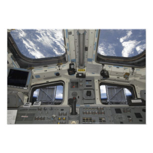 Eine Ansicht aus dem Führerraum heraus Fotodruck