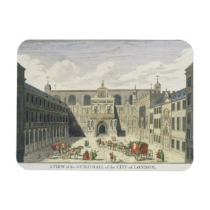 Eine Ansicht der Innung Hall der Stadt von London, Magnet