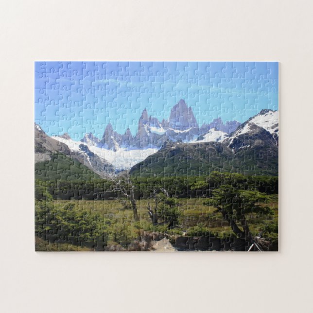 Eine Ansicht des Bergs Fitz Roy (Horizontal)