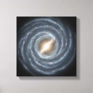 Eine Ansicht unserer eigenen Milchstraße-Galaxie Leinwanddruck