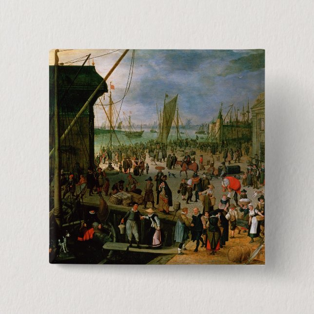 Eine Ansicht von Antwerpen-Hafen Button (Vorderseite)
