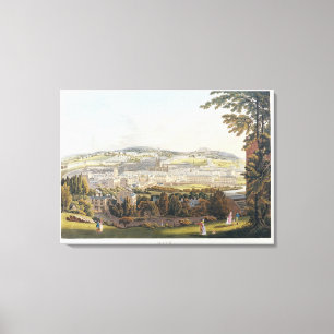 Eine Ansicht von Bad, 1817 Leinwanddruck